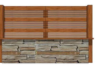 Modern Fence Fence Fence 3d model