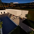 Modern Detached Villa With Private Pool Outdoor Lounge Area And Lush Landscaped Garden