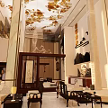 Luxurious Property Sales Office Interior With Elegant Decor And Traditional Elements