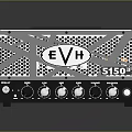 EVH 5150 III Guitar Amplifier Head With Black White Design And Control Knobs