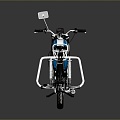 Motorcycle Two-wheeled Motorcycle Cross-country Motorcycle Road Race Motorcycle Motor Vehicle Transport 3d model