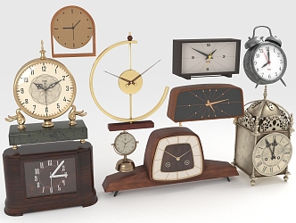 clock alarm clock 3d model