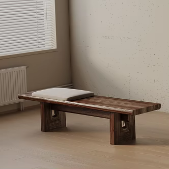 Modern shoe changing stool 3d model