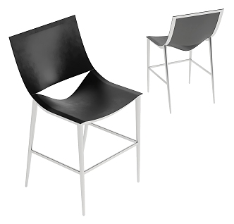 Modern Bar Chair 3d model