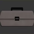 Toolbox tin box iron box plastic box container realistic 3d model