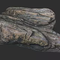 Natural Microlandform Rock Structure With Detailed Texture And Realistic Surface Formation