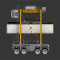 Crane toy crane container crane large crane 3d model