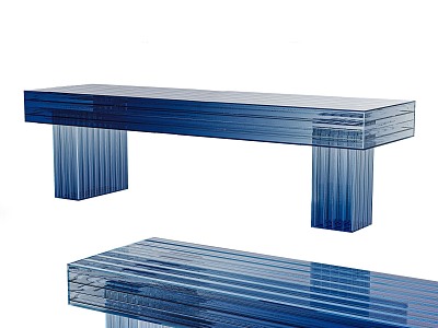 Modern Bench Acrylic Bench model