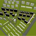 New Chinese-style Residential District Residential District Complete Set 3d model