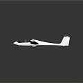 Modern Aircraft Glider Small Aircraft Small Aircraft Civilian Small Aircraft 3d model