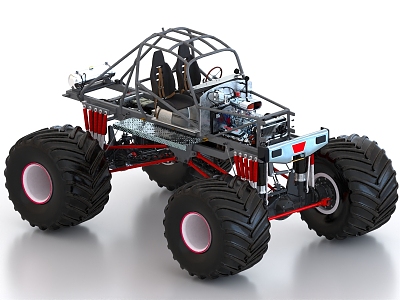 Off-road vehicle, beach vehicle, all-terrain vehicle, four-wheel motorcycle 3d model