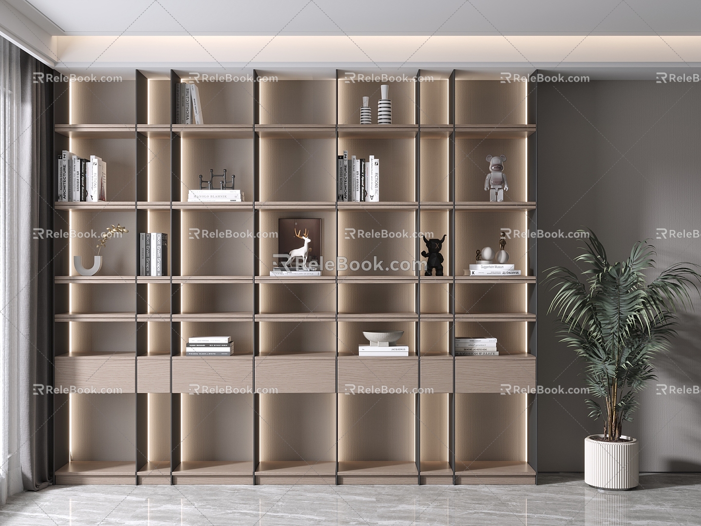 Bookcase 3d model