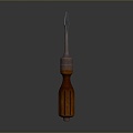 Screwdriver flat screwdriver Phillips screwdriver screwdriver screwdriver tool hardware tool processing tool 3d model