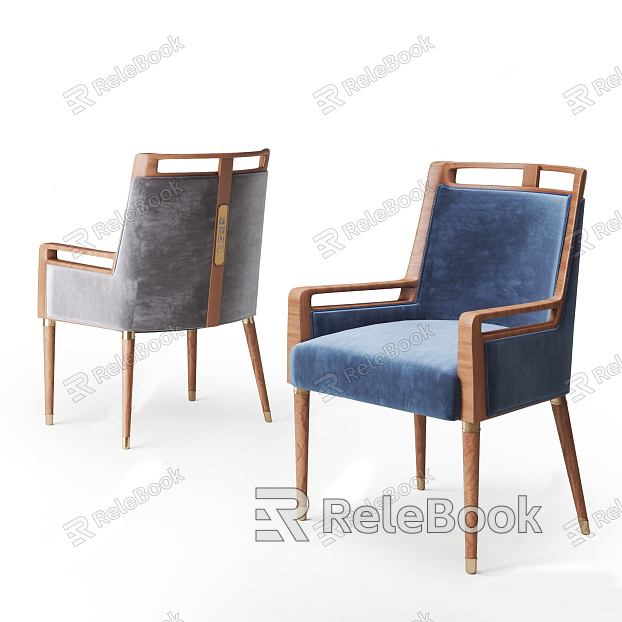 New Chinese Dining Chair Wooden Dining Chair model