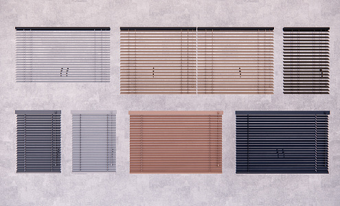 Modern venetian blinds 3d model