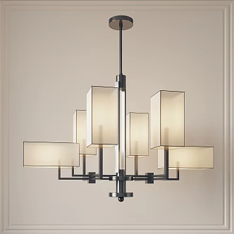 Chinese chandelier 3d model