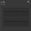 Modern 2D Line Carved Clothing Line Carved Line Corner Line Plaster Line Lattice Window Decorations Geometric Pattern Carved 3d model