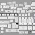 Electrical Switch Panels with Modern White Design and Various Styles for Home Use