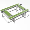 Industrial assembly line automation line 1254 3d model