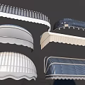 Stylish Awnings With Various Designs Striped Patterns And Scalloped Edges