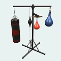 Multi Functional Boxing Training Sports Equipment With Speed Balls And Heavy Punching Bag