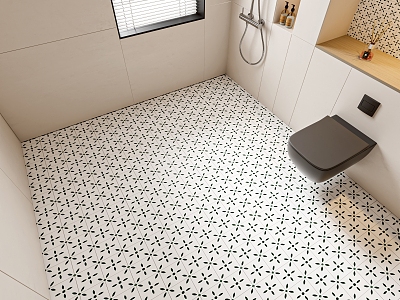 Bathroom Floor Tile Kitchen Floor Tile 3d model