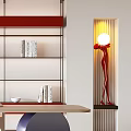 Modern study 3d model