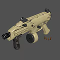 submachine gun 3d model