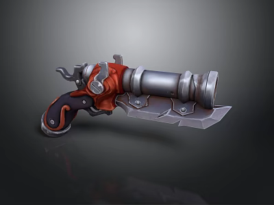 Science Fiction Gun Weapon Future High-tech Gun Combat Design Science Fiction Weapon Future Weapon 3d model