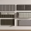 Modern Upholstered Headboard And Sofa Backrest Design Styles In Gray And Green