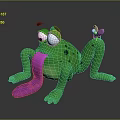 Frog Poison Frog Game Frog Reptile Cold Blooded Animal Reptile 3d model