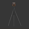 Accurate Surveying Total Station Mounted On Stable Tripod For Engineering Measurement