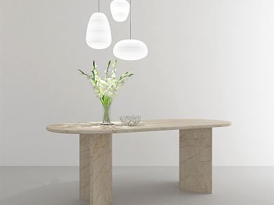 Modern dining table model