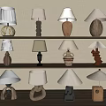 Quiet Ancient Table Lamp Quiet Phoenix Table Lamp Ancient Style Table Lamp 3d model