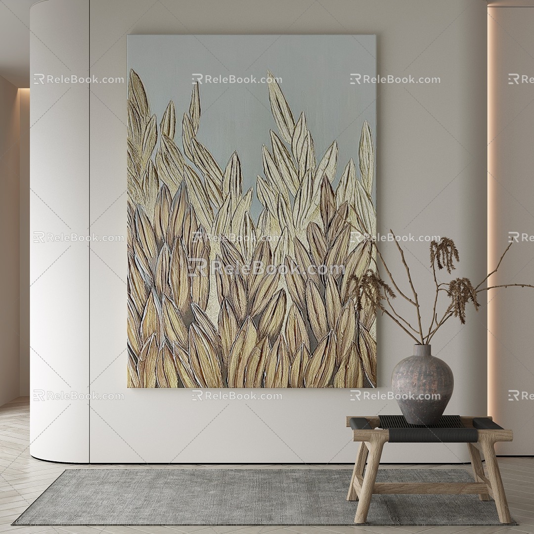 modern decorative painting 3d model