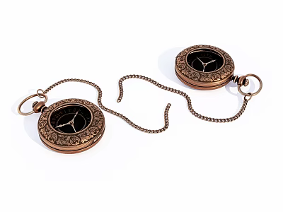 Old Pocket Watch Old Objects 3d model