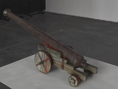 Industrial LOFT Cannon 3d model Industrial LOFT Cannon 3d model