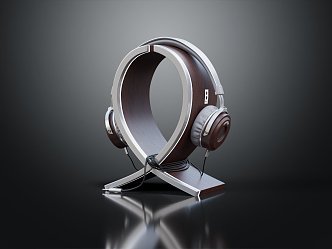 Modern Headphones 3d model