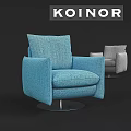 Modern Soft Fabric Upholstered Swivel Office Chair With Padded Armrests For Comfortable Daily Office Use