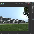 Modern Multi Storey Industrial Factory Building Featuring Large Glass Windows And Green Surroundings