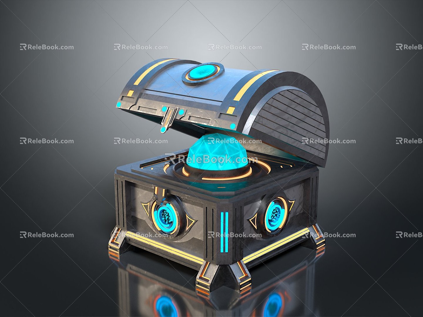 Science Fiction Box Science Fiction Box Military Box Password Box Military Supplies Science Fiction Supplies Science Fiction Password Box 3d model