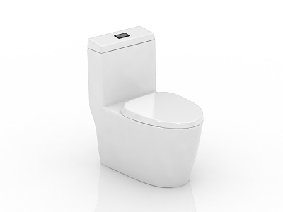 Modern toilet seat 3d model