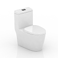 Modern toilet seat 3d model