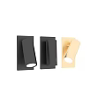Modern Black Wall Mounted Light Fixture With Cylindrical Design And Switch