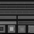 Various Types of Air Conditioner Air Vents with Modern Design and Grille Patterns