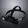 Nite LED Headlamp With Black Adjustable Strap For Outdoor Camping And Hiking