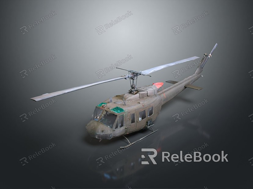 Modern Helicopter Gunship Helicopter Aircraft Gunship Combat Helicopter model