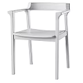 Modern Dining Chair With Wooden Frame And Soft Upholstered Fabric Seat