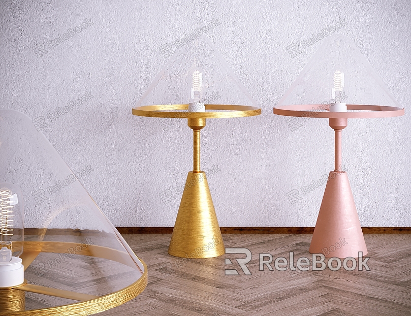 Modern Table Lamp Metal Glass Table Lamp model