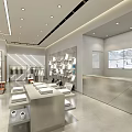 Fashion Clothing Store Interior With Mannequins Clothing Racks And Bright Lighting